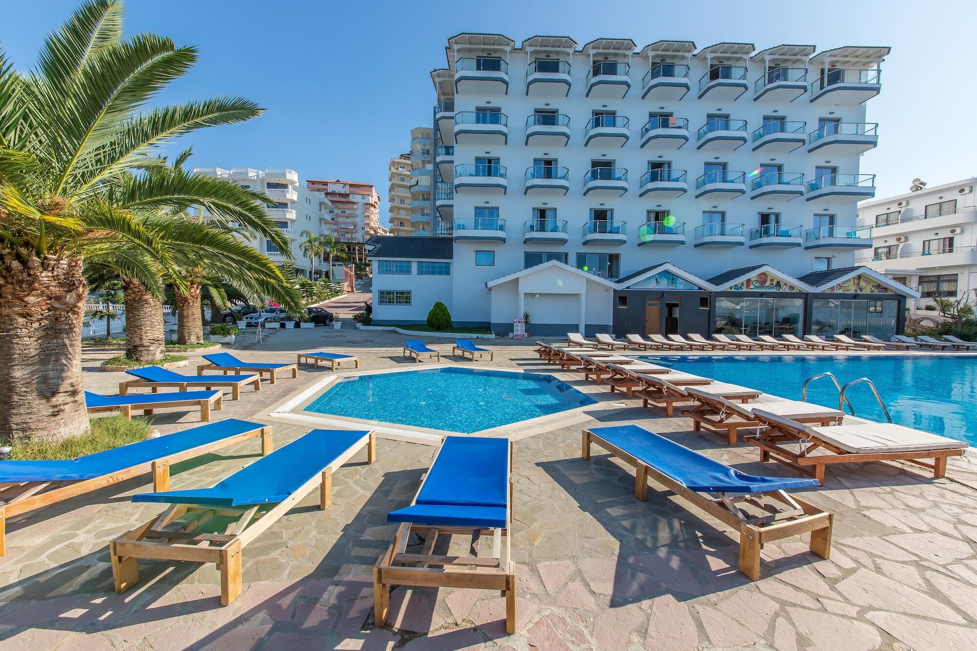 Hotel Saranda Palace Esterno foto