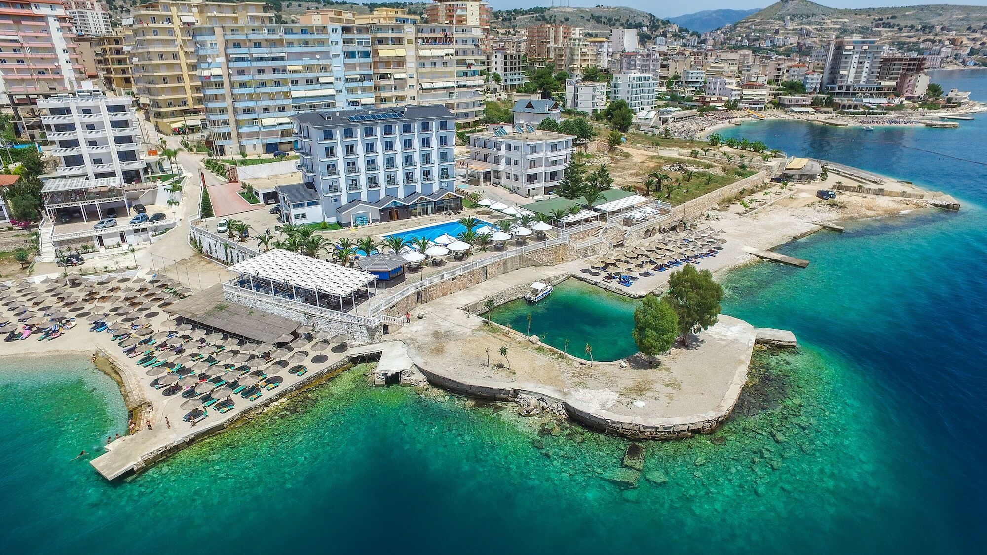 Hotel Saranda Palace Esterno foto