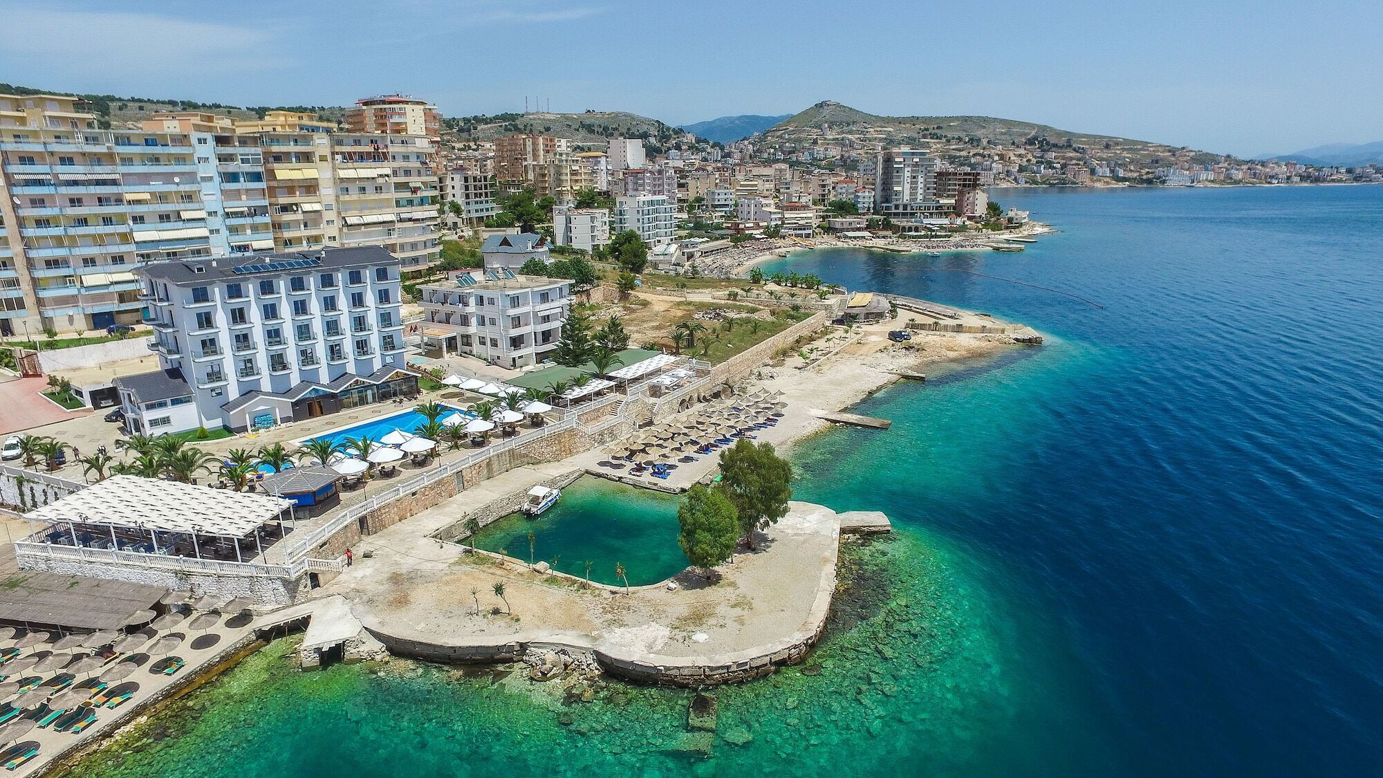 Hotel Saranda Palace Esterno foto